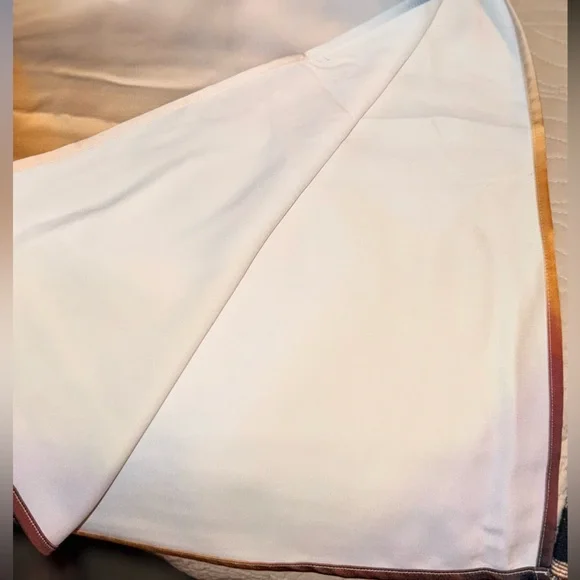 NWT-Express High Waisted Printed Satin Maxi Slip Skirt - Picture 8 of 11